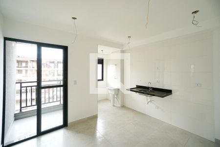 Sala e cozinha de apartamento à venda com 2 quartos, 40m² em Vila Carrão, São Paulo