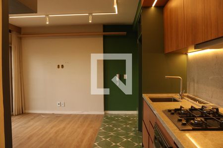 Sala e Cozinha Integrada de apartamento para alugar com 1 quarto, 37m² em Santa Cecilia, São Paulo