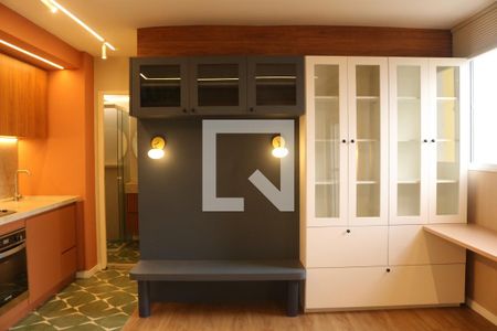 Sala e Cozinha Integrada de apartamento para alugar com 1 quarto, 37m² em Santa Cecilia, São Paulo