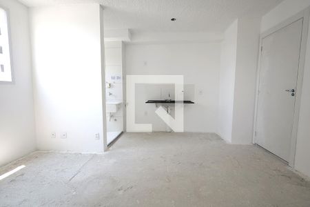 Sala / Cozinha / Área de Serviço de apartamento à venda com 2 quartos, 37m² em Jardim, Santo André