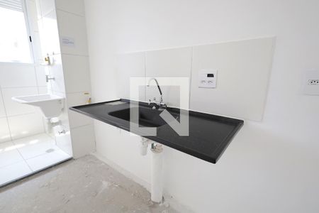 Sala / Cozinha / Área de Serviço de apartamento à venda com 2 quartos, 37m² em Jardim, Santo André