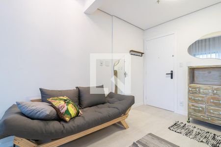 Sala de apartamento para alugar com 1 quarto, 45m² em Indianópolis, São Paulo