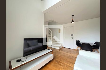 Sala de apartamento para alugar com 1 quarto, 50m² em Itaim Bibi, São Paulo