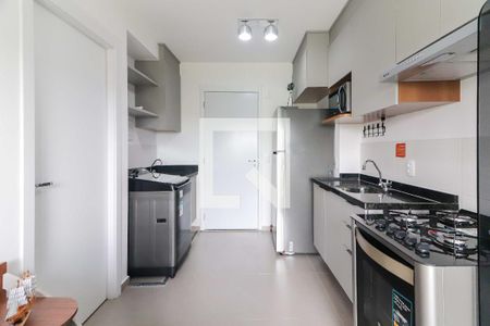 Cozinha e Área de Serviço de apartamento para alugar com 1 quarto, 27m² em Vila Butantã, São Paulo
