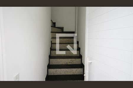 Escada de casa de condomínio para alugar com 2 quartos, 56m² em Maracanã, Praia Grande