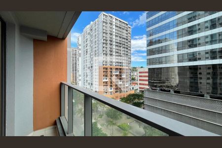 Varanda da Sala de apartamento para alugar com 2 quartos, 43m² em Santo Cristo, Rio de Janeiro