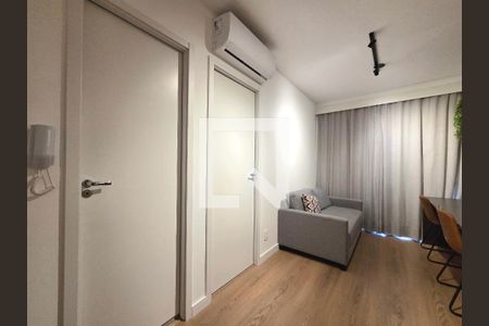 Sala/Cozinha de apartamento para alugar com 1 quarto, 28m² em Moema, São Paulo