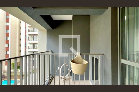 Varanda de kitnet/studio para alugar com 1 quarto, 31m² em Cerqueira César, São Paulo