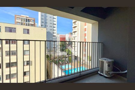 Varanda de kitnet/studio para alugar com 1 quarto, 31m² em Cerqueira César, São Paulo