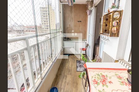 Varanda de apartamento à venda com 1 quarto, 42m² em Brás, São Paulo