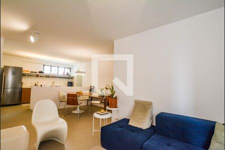 Sala de apartamento à venda com 3 quartos, 105m² em Parque das Nações, Santo André