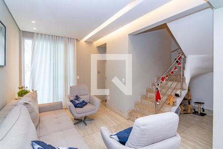 Sala 1 de apartamento à venda com 4 quartos, 242m² em Buritis, Belo Horizonte