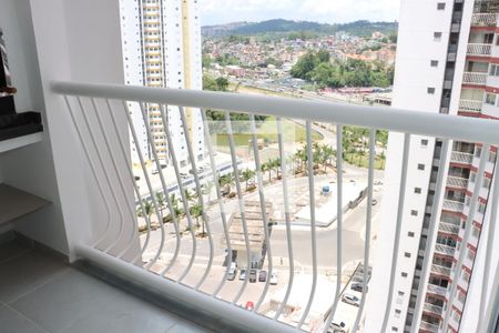 Varanda da Sala de apartamento para alugar com 2 quartos, 85m² em Parque Esplanada, Embu das Artes