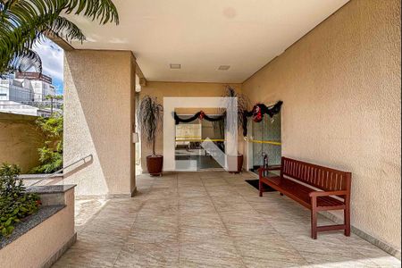 Hall de entrada de apartamento à venda com 2 quartos, 70m² em Vila Alzira, Santo André