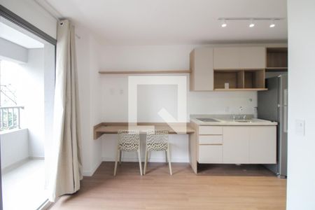 Sala/Quarto/Cozinha de kitnet/studio para alugar com 1 quarto, 25m² em Alto da Mooca, São Paulo