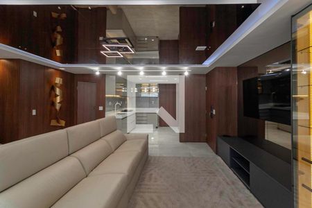 Sala de apartamento à venda com 3 quartos, 120m² em Castelo, Belo Horizonte