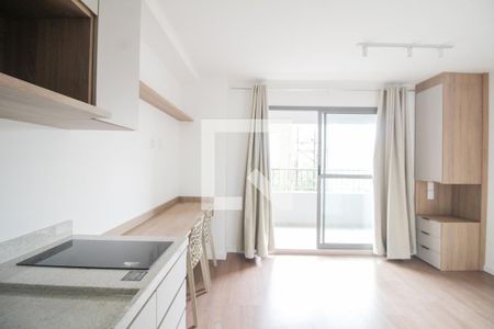 Sala/Quarto/Cozinha de kitnet/studio para alugar com 1 quarto, 25m² em Alto da Mooca, São Paulo