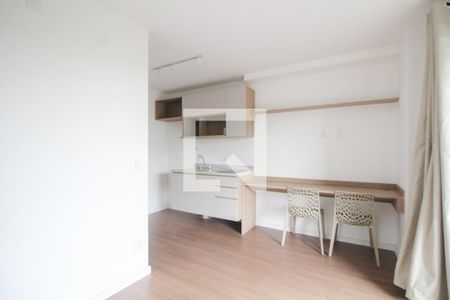 Sala/Quarto/Cozinha de kitnet/studio para alugar com 1 quarto, 25m² em Alto da Mooca, São Paulo