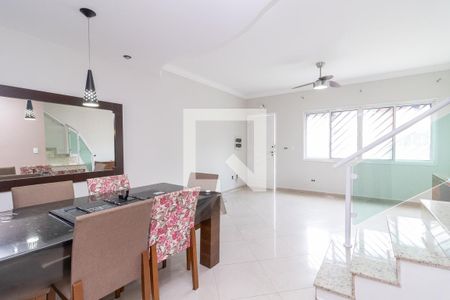 Sala de casa de condomínio para alugar com 3 quartos, 141m² em Vila Rui Barbosa, São Paulo