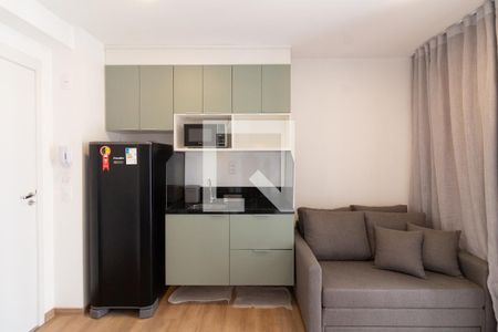 Sala - Cozinha de apartamento para alugar com 1 quarto, 25m² em Vila Butantã, São Paulo