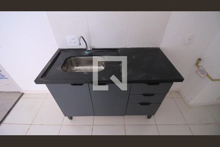 Sala/Cozinha de apartamento para alugar com 2 quartos, 35m² em Fazenda da Juta, São Paulo