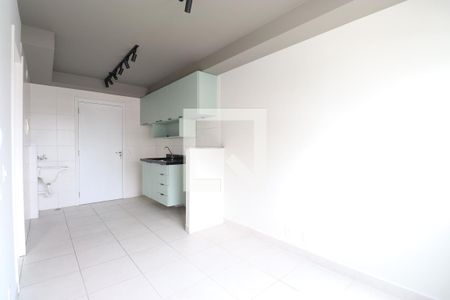 Sala/Cozinha/Área de serviço de apartamento para alugar com 1 quarto, 27m² em Bom Retiro, São Paulo