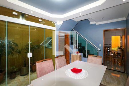 Sala de Jantar de casa à venda com 2 quartos, 234m² em Campanário, Diadema