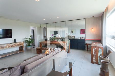 sala de apartamento à venda com 3 quartos, 120m² em Vale do Sereno, Nova Lima