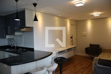 Sala  de apartamento para alugar com 2 quartos, 69m² em Vila Augusta, Guarulhos
