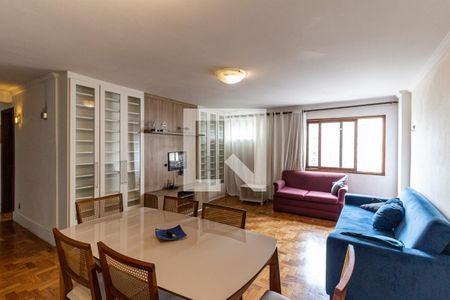 Sala de apartamento para alugar com 3 quartos, 132m² em Santa Cecilia, São Paulo