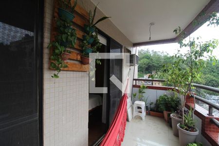 Sala - Varanda  de apartamento para alugar com 3 quartos, 106m² em Freguesia (jacarepaguá), Rio de Janeiro