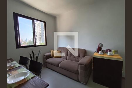 Sala/Cozinha de apartamento para alugar com 1 quarto, 28m² em Mirandópolis, São Paulo