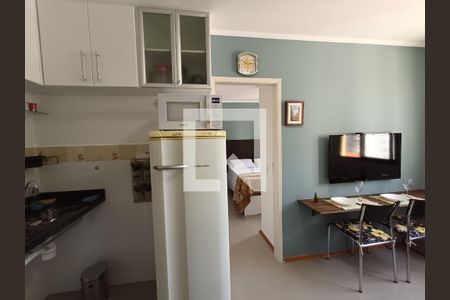 Sala/Cozinha de apartamento para alugar com 1 quarto, 28m² em Mirandópolis, São Paulo