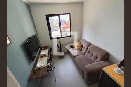 Sala/Cozinha de apartamento para alugar com 1 quarto, 28m² em Mirandópolis, São Paulo