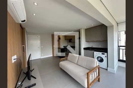 Sala de apartamento para alugar com 1 quarto, 41m² em Empresarial 18 do Forte, Barueri