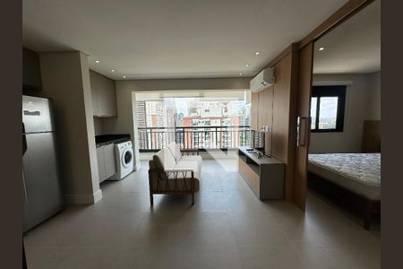 Sala de apartamento para alugar com 1 quarto, 41m² em Empresarial 18 do Forte, Barueri