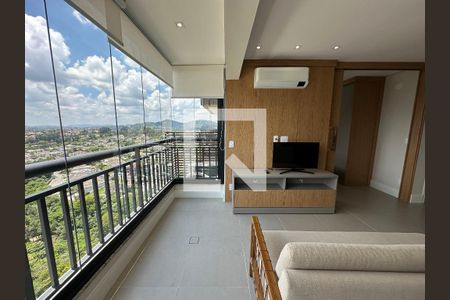 Varanda de apartamento à venda com 1 quarto, 41m² em Empresarial 18 do Forte, Barueri