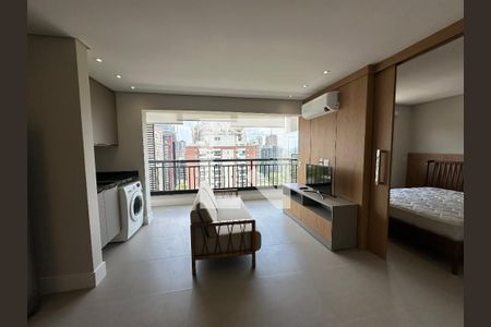 Sala de apartamento para alugar com 1 quarto, 41m² em Empresarial 18 do Forte, Barueri