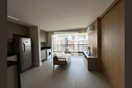 Sala de apartamento para alugar com 1 quarto, 41m² em Empresarial 18 do Forte, Barueri