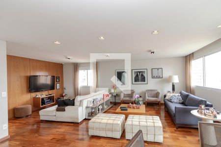 Sala de apartamento à venda com 3 quartos, 198m² em Cidade Monções, São Paulo