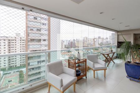 Varanda de apartamento à venda com 3 quartos, 198m² em Cidade Monções, São Paulo