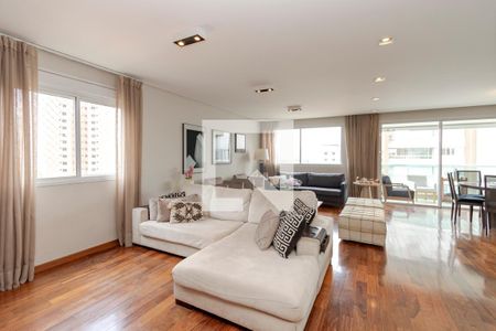 Sala de apartamento à venda com 3 quartos, 198m² em Cidade Monções, São Paulo