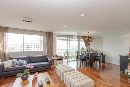 Sala de apartamento à venda com 3 quartos, 198m² em Cidade Monções, São Paulo