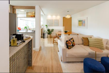 Sala de apartamento à venda com 2 quartos, 64m² em Buritis, Belo Horizonte