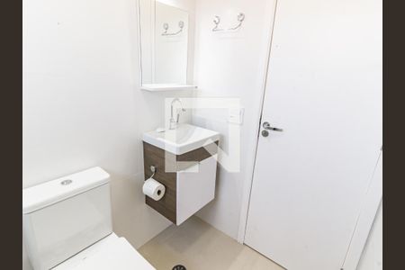 Banheiro de apartamento à venda com 1 quarto, 43m² em Alto da Mooca, São Paulo