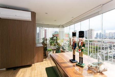 Varanda gourmet de apartamento à venda com 2 quartos, 102m² em Vila Zilda, São Paulo