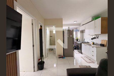 Sala de apartamento para alugar com 2 quartos, 45m² em Vila João Ramalho, Santo André