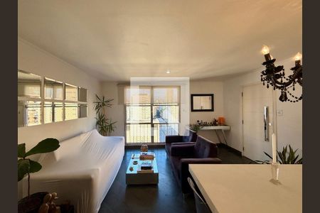 Sala  de apartamento à venda com 2 quartos, 98m² em Vila Nova Conceição, São Paulo