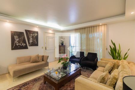 Sala de Estar de apartamento à venda com 3 quartos, 190m² em Campo Belo, São Paulo