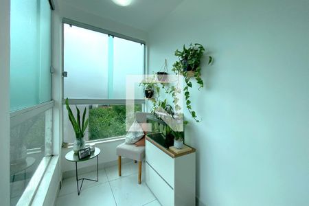 Varanda da Sala de apartamento para alugar com 2 quartos, 73m² em Santa Cruz, Belo Horizonte